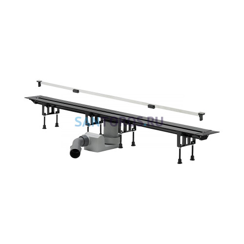 Душевой лоток Viega Advantix Vario Set 300-1200 мм матовый хром с решеткой и орорами(704353)